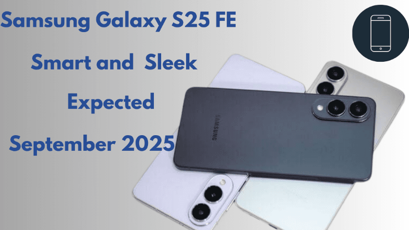 Samsung Galaxy S25 FE design leak showing flat-edge screen, triple camera setup, and premium matte finish – 2025 mid-range flagship